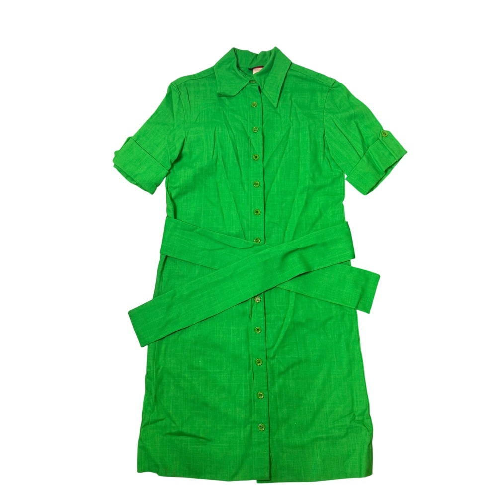 Vintage 70s Eric and Alex New York Union Made Dress Women's Size 10 Button Front - Picture 3 of 7